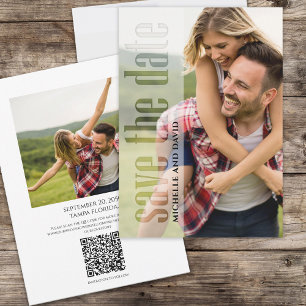 Photo Wedding Save the Date QR Code