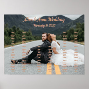 Photo Wedding Seating Chart