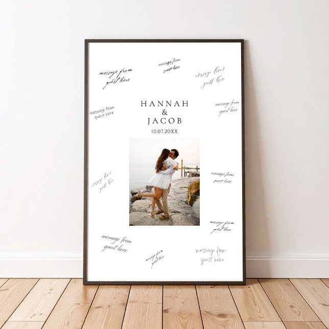 Photo Wedding Signature Guest Book Poster (Creator Uploaded)
