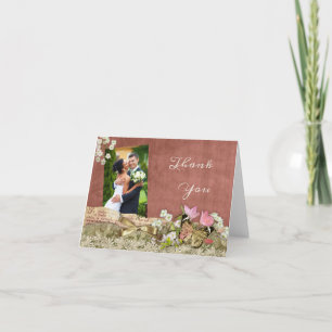 Photo Wedding Thank You Card