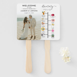 PHOTO Wedding Welcome Hand Fan