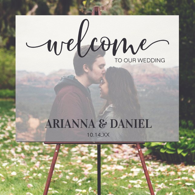Photo Wedding Welcome Sign (Creator Uploaded)