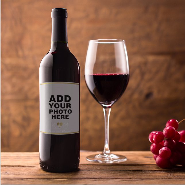 photo wedding wine label (Creator Uploaded)