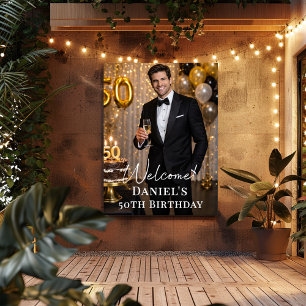 Photo welcome birthday party poster