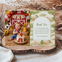 Photo Whimsical Farm Animals Barnyard 1st Birthday
