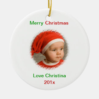 Photo Wishes Personalised Photo Ornament