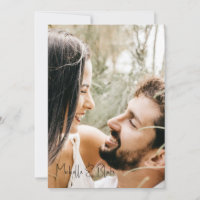 Photo Wispy Boho Floral Wedding Save the Date