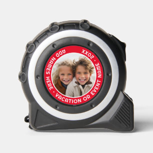 Photo with Red Border and Custom Text 1
