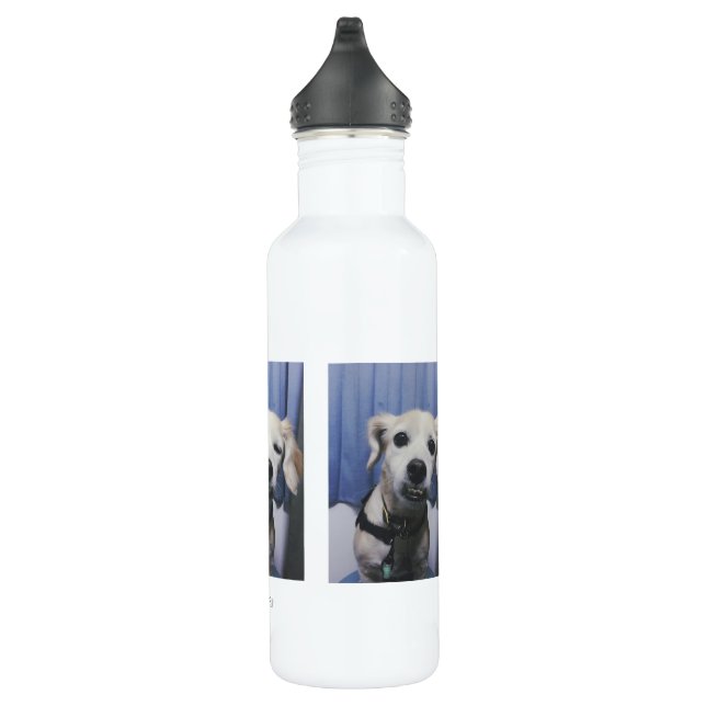 Photobooth Water Bottle (24 oz), White (Right)