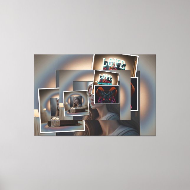 photocollage canvas print (Front)