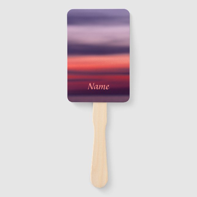 Photograph Duluth Minnesota Lake Superior Sunrise Hand Fan (Front)