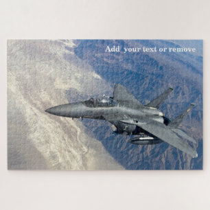 Photograph F-15 Strike Eagle fighter jet aircraft, Jigsaw Puzzle