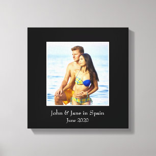 Photograph Frame, Custom Photo – Personalised Canvas Print