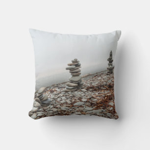 photograph inukshuk cushion