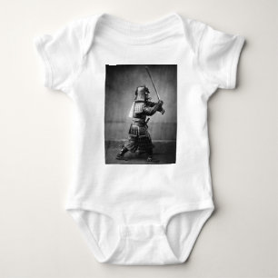 Photograph of a Samurai C. 1860 Baby Bodysuit