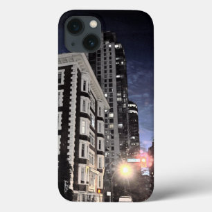 photograph of city the night iPhone 13 case