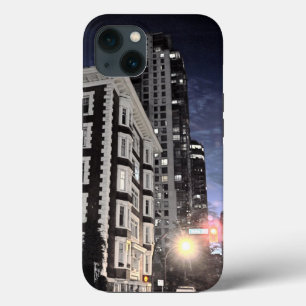 photograph of city the night iPhone 13 case