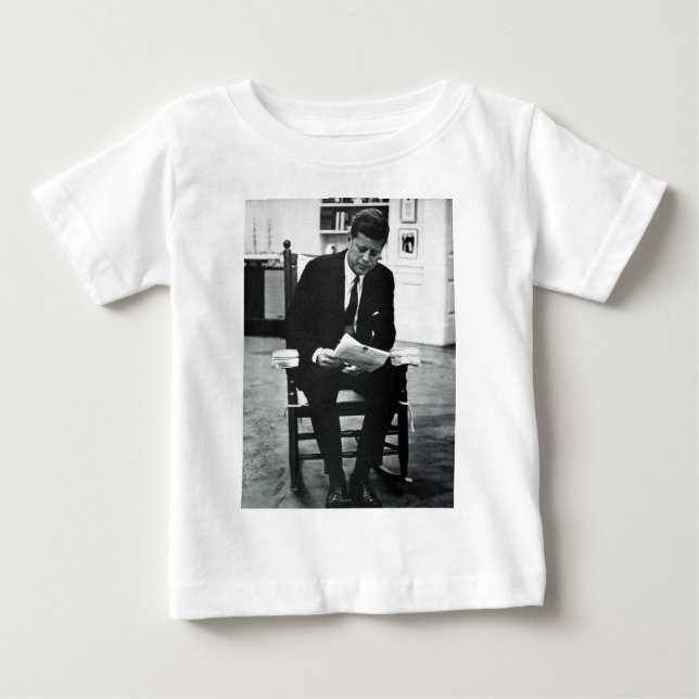 Photograph of John F. Kennedy 2 Baby T-Shirt (Front)