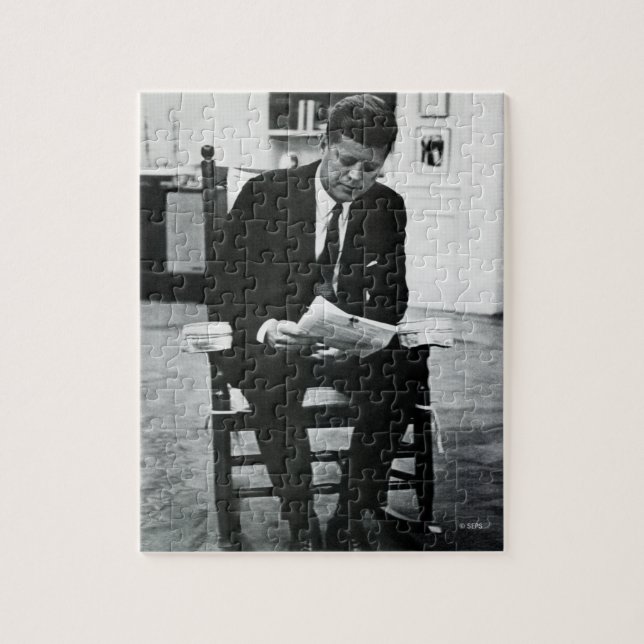 Photograph of John F. Kennedy 2 Jigsaw Puzzle (Vertical)