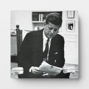 Photograph of John F. Kennedy 2 Plaque