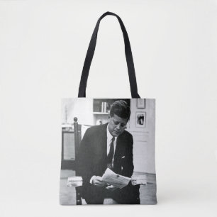Photograph of John F. Kennedy 2 Tote Bag