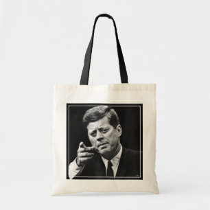 Photograph of John F. Kennedy 3 Tote Bag