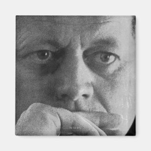 Photograph of John F. Kennedy Magnet