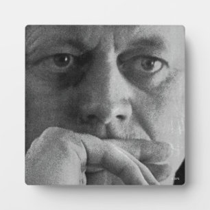 Photograph of John F. Kennedy Plaque