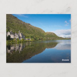 Photograph of Kylemore Abbey in Connemara Ireland Postcard