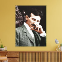 Photograph of Nikola Tesla at Age 40