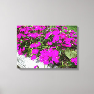 Photograph of Purple Flowers Canvas Print
