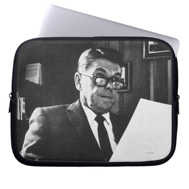 Photograph of Ronald Reagan Laptop Sleeve (Front)