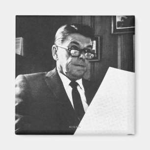 Photograph of Ronald Reagan Magnet