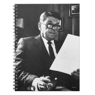 Photograph of Ronald Reagan Spiral Notebook