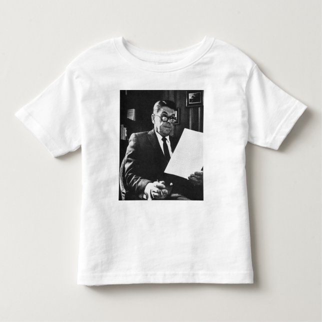 Photograph of Ronald Reagan Toddler T-Shirt (Front)