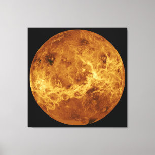 Photograph of the Venus planet Canvas Print