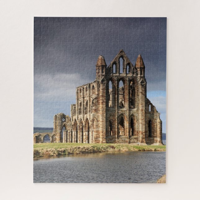 Photograph of Whitby Abbey Jigsaw Puzzle (Vertical)