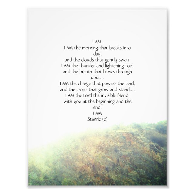photograph with poem design (Front)