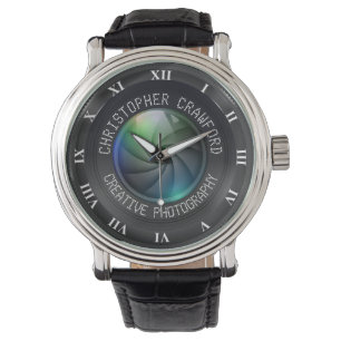 Photographer And Photography Business Camera Lens Watch