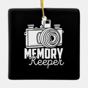 Photographer Are Memory Keeper Ceramic Ornament