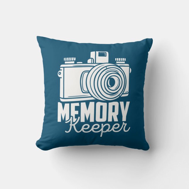 Photographer Are Memory Keeper Cushion (Front)
