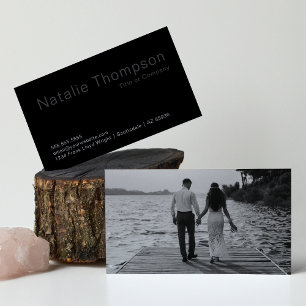 Photographer Artist Professional Minimalist Modern Business Card
