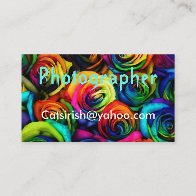 Photographer Business Card (Front)