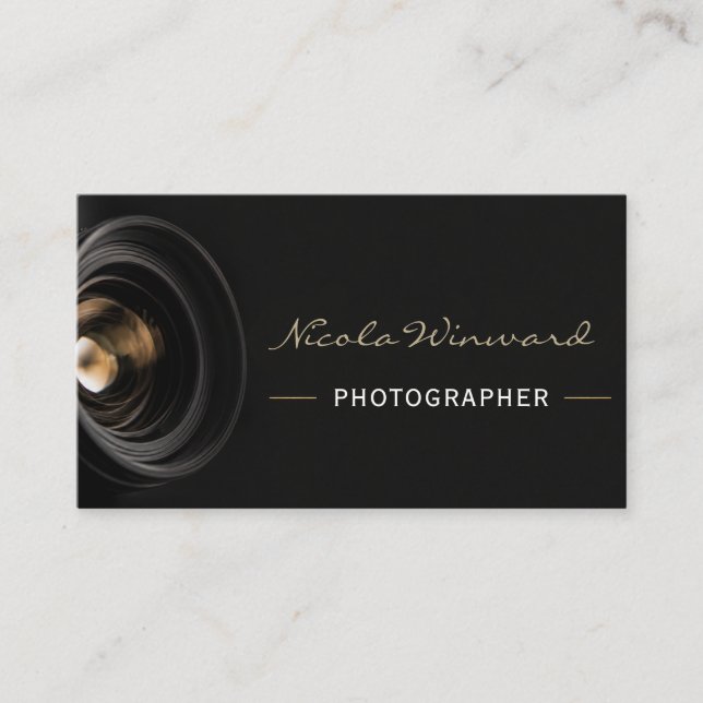 Photographer Business Card (Front)