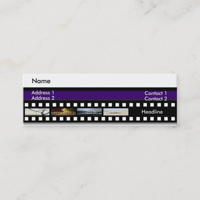 Photographer Business Card (Front)