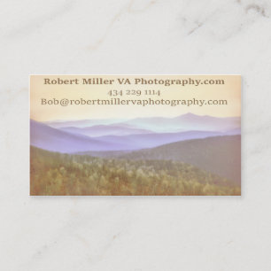 Photographer business card