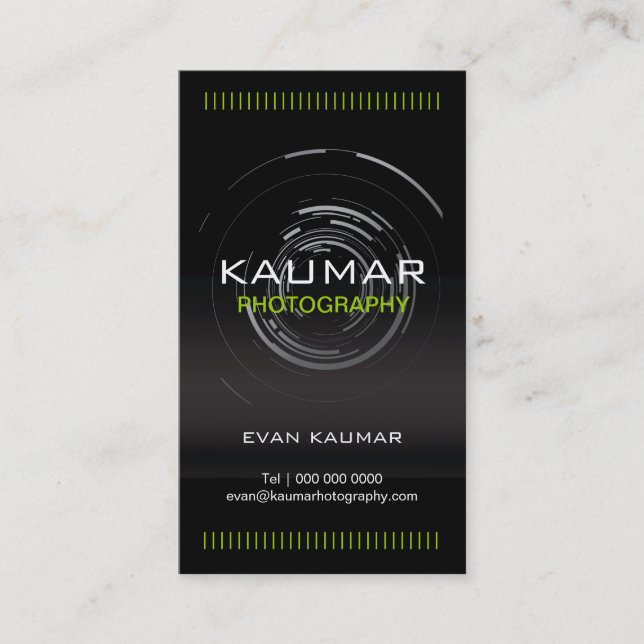 Photographer Business Card (Front)