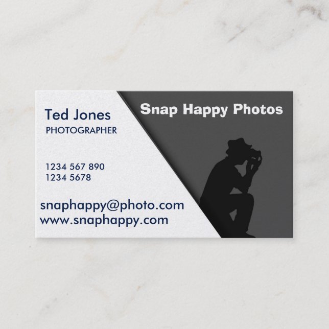 Photographer Business Card (Front)