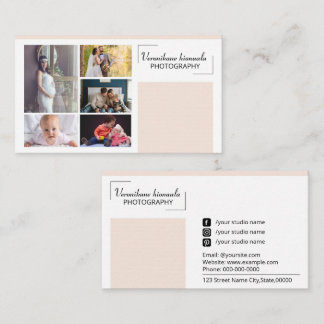 Photographer Business Card Template