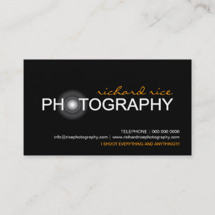 Photographer Business Cards